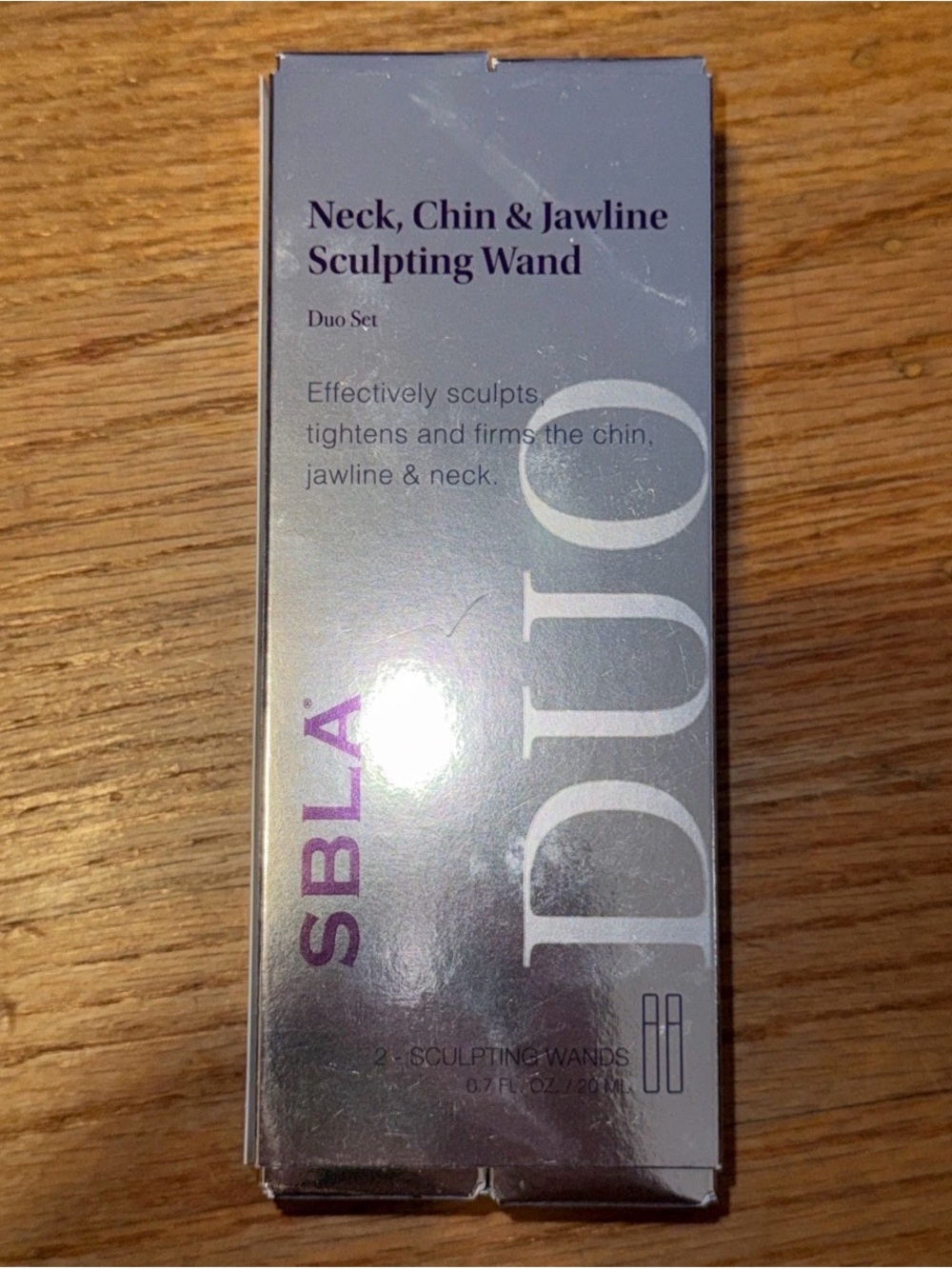 SBLA Neck, Chin & Jawline Sculpting Wand - Silver Duo